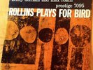 SONNY ROLLINS PLAYS FOR BIRD PRESTIGE 7095 NY MONO RVG grooved