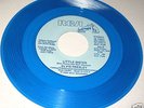 ELVIS PRESLEY BLUE VINYL LITTLE SISTER WLP PROMO 45 DJ COPY & PICTURE SLEEVE EX