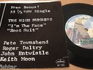 THE WHO THE HIGH NUMBERS WLP PROMO 45 DJ COPY w/ PICTURE SLEEVE 1980 NM