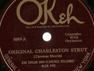 Eva Talyor Original Charleston Strut, Clarence Williams Blue 5 Okeh 8089 78 rpm