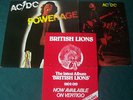 ACDC Powerage 1st Press 1u Ex++ With Tour Programme + Signed British Lions Flyer