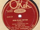OKEH 8436 LOUIS ARMSTRONG HOT FIVE Irish Black Bottom/You Made Me Love U 1926 E+