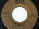 TWO BLACK GOSPEL 45'S: GOSPEL TORNADOES. RARE++++ CLARK 1002 & 1000. 1959 & 1962