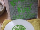 KING KURT Zulu Beat 7” Single WHITE Vinyl Record PUNK 1982