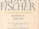 EDWIN FISCHER piano solo BEETHOVEN N° 7 & N° 32 Op 111 French VdSM FALP 357  NM