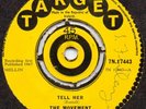 THE MOVEMENT-1967 IRISH ONLY ISSUED PRESSED 45-POP-BEAT-TELL HER