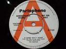 THE BEATLES a hard days night 'A' LABEL UK DEMO RARE original parlophone 45