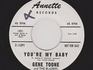 '64 NORTHERN Soul/Phil Spector Prod GENE TOONE You're My Baby M- DJ HEAR NOW