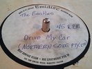 RARE Beatles Acetate 45 EMIDISC Drive My Car ^ Flip is The Jockeys Laugh, Laugh