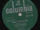 Cliff Richards - Don't Talk To Him/Say You're Mine (Indian Pressing) 78Rpm