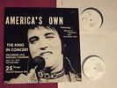 ELVIS PRESLEY - AMERICA'S OWN - RARE LIVE DBL LP GENEVA RECORDS 2001 EX/EX/EX
