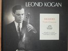 LEONID KOGAN brahms violin concerto LP M- ANG 35412 1st Press UK Angel 1956