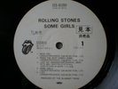 THE ROLLING STONES Some Girls JAPAN PROMO LP w/OBI + die-cut p/s EX/NM Aftermath