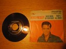 ELVIS PRESLEY 7 INCH VINYL BLUE MOON OF KENTUCKY / THATS ALL RIGHT RCA VICTOR