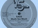 SASS much too much MONSTER RARE ORIGINAL 1982 MODERN SOUL BOOGIE 12