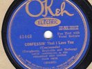 Okeh 41448LOUIS ARMSTRONG SEBASTIAN COTTON CLUB OR rare BLUE deejay issue 1930