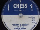 Hear Rock 78rpm CHUCK BERRY Johnny B Goode CHESS 1691