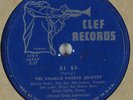 Hear Jazz 78 CHARLIE PARKER QUINTET Si Si CLEF 11103 David Stone Martin sleeve