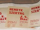 odeon HENRYK SZERYNG BACH 3 SONATAS 3 PARTITAS signed 