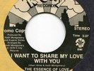 Essence of Love I Want to Share My w/ You Northern Modern Soul 45 K-City HEAR