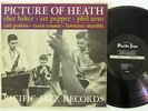 Chet Baker Art Pepper Urso - Picture of Heath LP - Pacific Jazz 18 Mono VG++