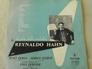 PLEIADE 50'S LP REYNALDO HAHN MELODIES RENE DORIA ADRIEN LEGROS PAUL DERENNE