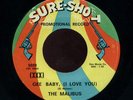 RARE NORTHERN SOUL 45: MALIBUS GEE BABY I LOVE YOU
