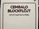 LEIF & INGRID GRAVE-MULLER Cembalo Blockflojt OPUS 3 77-10 SWEDISH Audiophile