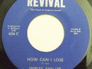 Rare Black Gospel 45 SHIRLEY ANN LEE How Can I Lose on Revival