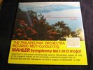 SEALED - LIMITED EDITION - RICCARDO MUTI / PHILA. ORCHESTRA   MAHLER SYMPHONY 1