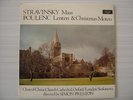 THE CHOIR OF CHRIST CHURCH CATHEDRAL OXFORD / SIMON PRESTON / STRAVINSKY POULENC