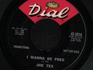 NORTHERN SOUL 45 JOE TEX I WANNA BE FREE DIAL PROMO VG++ HEAR