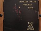 DAVE AND TONI ARTHUR HEARKEN TO THE WITCHES RUNE PSYCH/FOLK TRAILER CULT LP EX+