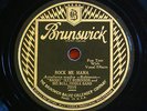 BANJO IKEY ROBINSON & HIS BULL FIDDLE BAND 78 rpm BRUNSWICK 7059   ROCK ME MAMA
