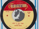 45-1956 RocKaBilly WARREN SMITH on V-Rare Canadian Quality (SUN) R&R Ruby M/M-