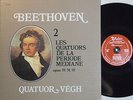 VEGH QUARTET Beethoven 2 Quatuors Periode Mediane   France VALOIS 3LP STEREO Box