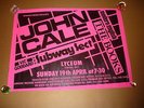 John Cale/Vic Goddard & Subway Sect 1981 Lyceum, Strand Quad Concert Poster