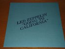 LED ZEPPELIN: GOING TO CALIFORNIA.1LP.SUPER RARE VINYL COLOUR. FANTASTIC.MINT.