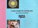 KISS  I Was Made For Loving You BELGIUM 7