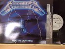 Metallica Ride The Lightning VINYL LP Megaforce Silver Label Inner 1st Press