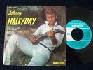 EP JOHNNY HALLYDAY DOUCE VIOLENCE LETTRAGE GRIS.LANGUETTE TRES BEL ETAT