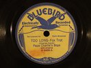 CHARLIE MCCOY BLUEBIRD PAPA CHARLIE'S BOYS 78 RPM BLUES E-/V+