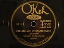 TEXAS ALEXANDER MISSISSIPPI SHEIKS OKEH 8813 78 RPM BLUES V+
