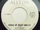 Crossover Soul 45 BETTY WRIGHT Circle Of Heart Breaks on Alston M-