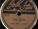 78 RPM RARE DELTA BLUES  GOLD STAR 663 BY LITTLE SON JACKSON LOOKS VG PLAYS VG++