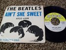 Beatles Ain't She Sweet Atco Picture Sleeve & 45 1964 Very Rare