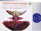 SUA ST 50708 NORA GRUMLIKOVA PLAYS FAMOUS VIOLIN ENCORES
