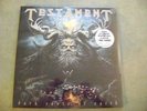TESTAMENT DARK ROOTS OF EARTH SEALED HAND NUMBERED 296/500 SPLATTER VINYL 2LP