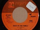Jethro Tull Back To The Family/Sweet Dream Mint- Rock 45 on Reprise