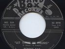 Ronny Kae Surf 45 rpm Record Let There Be Drums Fell Off A Cliff Band Box HEAR